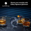 image:imageLibbey Ascent Black Ribbon Rocks Drinking Glasses Set of 8 Glass Drinking Glasses with Curvature Versatile Glassware Set for Parties and MoreKentfield