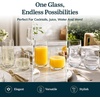 image:imageLibbey Ascent Black Ribbon Tumbler and Rocks Drinking Glasses Set of 16 Glass Drinking Glasses with Curvature Versatile Glassware Set for Daily Use01  Ascent