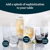 image:imageLibbey Ascent Black Ribbon Tumbler and Rocks Drinking Glasses Set of 16 Glass Drinking Glasses with Curvature Versatile Glassware Set for Daily Use02  Polaris Axis