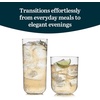 image:imageLibbey Ascent Black Ribbon Tumbler and Rocks Drinking Glasses Set of 16 Glass Drinking Glasses with Curvature Versatile Glassware Set for Daily Use02  Polaris Axis