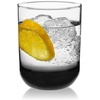 image:imageLibbey Ascent Black Ribbon Tumbler and Rocks Drinking Glasses Set of 16 Glass Drinking Glasses with Curvature Versatile Glassware Set for Daily Use04  Polaris Smoke Hue