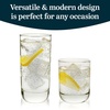 image:imageLibbey Ascent Black Ribbon Tumbler and Rocks Drinking Glasses Set of 16 Glass Drinking Glasses with Curvature Versatile Glassware Set for Daily Use05  Polaris