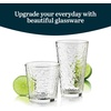 image:imageLibbey Ascent Black Ribbon Tumbler and Rocks Drinking Glasses Set of 16 Glass Drinking Glasses with Curvature Versatile Glassware Set for Daily Use06  Yucatan Frost