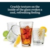 image:imageLibbey Ascent Black Ribbon Tumbler and Rocks Drinking Glasses Set of 16 Glass Drinking Glasses with Curvature Versatile Glassware Set for Daily Use06  Yucatan Frost