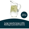 image:imageLibbey Atlantis Clear Glass Pitcher with Handle for Water amp Juice 73 OzAtlantis