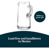 image:imageLibbey Atlantis Clear Glass Pitcher with Handle for Water amp Juice 73 OzCantina