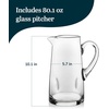 image:imageLibbey Atlantis Clear Glass Pitcher with Handle for Water amp Juice 73 OzImpressions