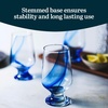 image:imageLibbey Blue Ribbon Goblet Glasses Artisan Inspired Durable Water Goblets Set of 8 Clear Stemmed Water Glasses to Showcase Sodas Cocktails