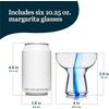 image:imageLibbey Blue Ribbon Stemless Margarita Glasses ArtisanInspired Elegant Margarita Glass Set of 6 Lightweight Mexican Glassware for Parties and MoreBlue Ribbon Stemless 6