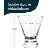 image:imageLibbey Blue Ribbon Stemless Margarita Glasses ArtisanInspired Elegant Margarita Glass Set of 6 Lightweight Mexican Glassware for Parties and MoreMargarita Stemless 6