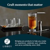 image:imageLibbey Carats Cocktail Barware Mixing Set Large 255 oz Professional Mixing Glass with Home Bartender Accessories Kit Satin Finish Measuring Jigger Stainless Steel Strainer and Mirror Finish SpoonFlashback 4