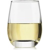 image:imageLibbey Hammered Stemless Wine Glasses Set of 8 1775ounce DishwasherSafe Chiseled Textured Glassware Set All Purpose Wine Glasses for Everyday UseAll Purpose 12