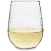 image:imageLibbey Hammered Stemless Wine Glasses Set of 8 1775ounce DishwasherSafe Chiseled Textured Glassware Set All Purpose Wine Glasses for Everyday UseHammered 8 17 oz