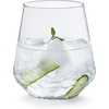 image:imageLibbey Hammered Stemless Wine Glasses Set of 8 1775ounce DishwasherSafe Chiseled Textured Glassware Set All Purpose Wine Glasses for Everyday UseHammered 8 1775 oz
