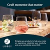 image:imageLibbey Hammered Stemless Wine Glasses Set of 8 1775ounce DishwasherSafe Chiseled Textured Glassware Set All Purpose Wine Glasses for Everyday UseHammered 8 17 oz