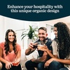 image:imageLibbey Hammered Stemless Wine Glasses Set of 8 1775ounce DishwasherSafe Chiseled Textured Glassware Set All Purpose Wine Glasses for Everyday UseHammered 8 1775 oz