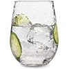image:imageLibbey Hammered Stemless Wine Glasses Set of 8 1775ounce DishwasherSafe Chiseled Textured Glassware Set All Purpose Wine Glasses for Everyday UseHammered 8 17 oz