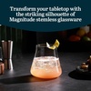 image:imageLibbey Hammered Stemless Wine Glasses Set of 8 1775ounce DishwasherSafe Chiseled Textured Glassware Set All Purpose Wine Glasses for Everyday UseMagnitude 4 12 oz
