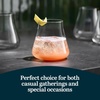 image:imageLibbey Hammered Stemless Wine Glasses Set of 8 1775ounce DishwasherSafe Chiseled Textured Glassware Set All Purpose Wine Glasses for Everyday UseMagnitude 4 12 oz