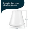 image:imageLibbey Hammered Stemless Wine Glasses Set of 8 1775ounce DishwasherSafe Chiseled Textured Glassware Set All Purpose Wine Glasses for Everyday UseMagnitude 4 12 oz