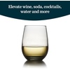 image:imageLibbey Hammered Stemless Wine Glasses Set of 8 1775ounce DishwasherSafe Chiseled Textured Glassware Set All Purpose Wine Glasses for Everyday UseMoonstone Grey 12