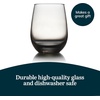 image:imageLibbey Hammered Stemless Wine Glasses Set of 8 1775ounce DishwasherSafe Chiseled Textured Glassware Set All Purpose Wine Glasses for Everyday UseMoonstone Grey 12