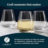 image:imageLibbey Hammered Stemless Wine Glasses Set of 8 1775ounce DishwasherSafe Chiseled Textured Glassware Set All Purpose Wine Glasses for Everyday UseStemless All Purpose 6