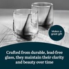 image:imageLibbey Lava Rocks Glasses Set Free Form Glassware Drinking Glasses Set of 8 Tactile AllPurpose Dishwasher Safe Glasses for Cocktail PartiesBlack Ribbon
