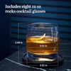 image:imageLibbey Lava Rocks Glasses Set Free Form Glassware Drinking Glasses Set of 8 Tactile AllPurpose Dishwasher Safe Glasses for Cocktail PartiesKentfield
