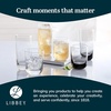 image:imageLibbey Lava Rocks Glasses Set Free Form Glassware Drinking Glasses Set of 8 Tactile AllPurpose Dishwasher Safe Glasses for Cocktail PartiesPolaris