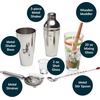 image:imageLibbey Mixology 2Piece Measuring Glass Set 16 oz 4 oz Bartender Mixing Glass with Measurement Lines Drink Measurer for Cocktails Beer and MoreCocktail Set 9