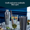 image:imageLibbey Mixology 2Piece Measuring Glass Set 16 oz 4 oz Bartender Mixing Glass with Measurement Lines Drink Measurer for Cocktails Beer and MoreCocktail Set 9