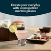 image:imageLibbey Paneled Martini Glasses Set of 4 95 Oz Fine Ribbed Modern Martini Glasses Dishwasher Safe Martini Cocktail Glasses for Cocktail PartiesStemless Cosmopolitan 4