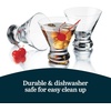 image:imageLibbey Paneled Martini Glasses Set of 4 95 Oz Fine Ribbed Modern Martini Glasses Dishwasher Safe Martini Cocktail Glasses for Cocktail PartiesStemless Cosmopolitan 4