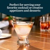 image:imageLibbey Paneled Martini Glasses Set of 4 95 Oz Fine Ribbed Modern Martini Glasses Dishwasher Safe Martini Cocktail Glasses for Cocktail PartiesStemless Cosmopolitan 12