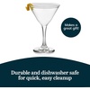 image:imageLibbey Paneled Martini Glasses Set of 4 95 Oz Fine Ribbed Modern Martini Glasses Dishwasher Safe Martini Cocktail Glasses for Cocktail PartiesStemmed 12