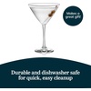 image:imageLibbey Paneled Martini Glasses Set of 4 95 Oz Fine Ribbed Modern Martini Glasses Dishwasher Safe Martini Cocktail Glasses for Cocktail PartiesVina 6