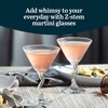 image:imageLibbey Paneled Martini Glasses Set of 4 95 Oz Fine Ribbed Modern Martini Glasses Dishwasher Safe Martini Cocktail Glasses for Cocktail PartiesZ Stem 4