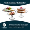 image:imageLibbey Selene 3 Tier Serving Stand Set Elegant Curvy Style Glass Dessert Stand Dishwasher Safe 3 Tiered Dessert Stand for Fruit and Candy bowls