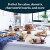 image:imageLibbey Selene Glass Cake Stand with Dome Lid Footed Dessert Serving DishFooted Round