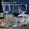 image:imageLibbey Signature Greenwich Stemless Wine Glasses Set of 6 Modern Wine Glasses for Red and White Wine Ideal Stemless Wine Glass Set for All OccasionsAll Purpose Gift Box 4
