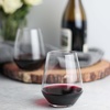 image:imageLibbey Signature Greenwich Stemless Wine Glasses Set of 6 Modern Wine Glasses for Red and White Wine Ideal Stemless Wine Glass Set for All OccasionsStemless 6