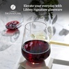image:imageLibbey Signature Greenwich Stemless Wine Glasses Set of 6 Modern Wine Glasses for Red and White Wine Ideal Stemless Wine Glass Set for All OccasionsStemless 6