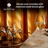image:imageLibbey Signature Greenwich Stemless Wine Glasses Set of 6 Modern Wine Glasses for Red and White Wine Ideal Stemless Wine Glass Set for All OccasionsWhite 4