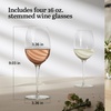 image:imageLibbey Signature Kentfield Balloon Wine Glasses 24 Oz Elegant Large Red Wine Glasses Set of 4 Long Stem Glass Wine Glasses for Weddings Birthdays and MoreEstate All Purpose