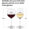 image:imageLibbey Signature Kentfield Balloon Wine Glasses 24 Oz Elegant Large Red Wine Glasses Set of 4 Long Stem Glass Wine Glasses for Weddings Birthdays and MoreWine Party