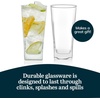 image:imageLibbey Signature Kentfield Glass Tumbler Set of 8 Elegant Heavy Base Glass Tumblers with Wide Rim Tapered 16 oz Drinkware Set for Water and DrinksCity