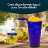 image:imageLibbey Signature Kentfield Glass Tumbler Set of 8 Elegant Heavy Base Glass Tumblers with Wide Rim Tapered 16 oz Drinkware Set for Water and DrinksCobalt Flare