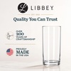 image:imageLibbey Signature Kentfield Glass Tumbler Set of 8 Elegant Heavy Base Glass Tumblers with Wide Rim Tapered 16 oz Drinkware Set for Water and DrinksHeavy Base