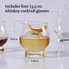 image:imageLibbey Signature Kentucky Bourbon Trail Whiskey Glasses Set of 4 Dishwasher Safe Restaurant Quality Bourbon Tasting GlassesCocktail